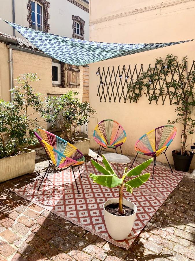 Garden Spa-Hyper Centre Avec Cour-Calme-Sauna-Hamam Apartment Troyes Exterior photo