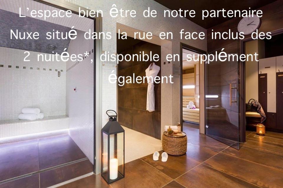 Garden Spa-Hyper Centre Avec Cour-Calme-Sauna-Hamam Apartment Troyes Exterior photo